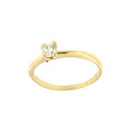 Anello Soranzo Gioielli Donna Solitario in Oro giallo Diamante 0.33 Ct NP10393154 - NP10393154